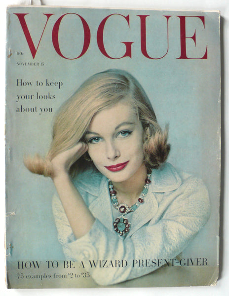 Vogue magazine November 15, 1958