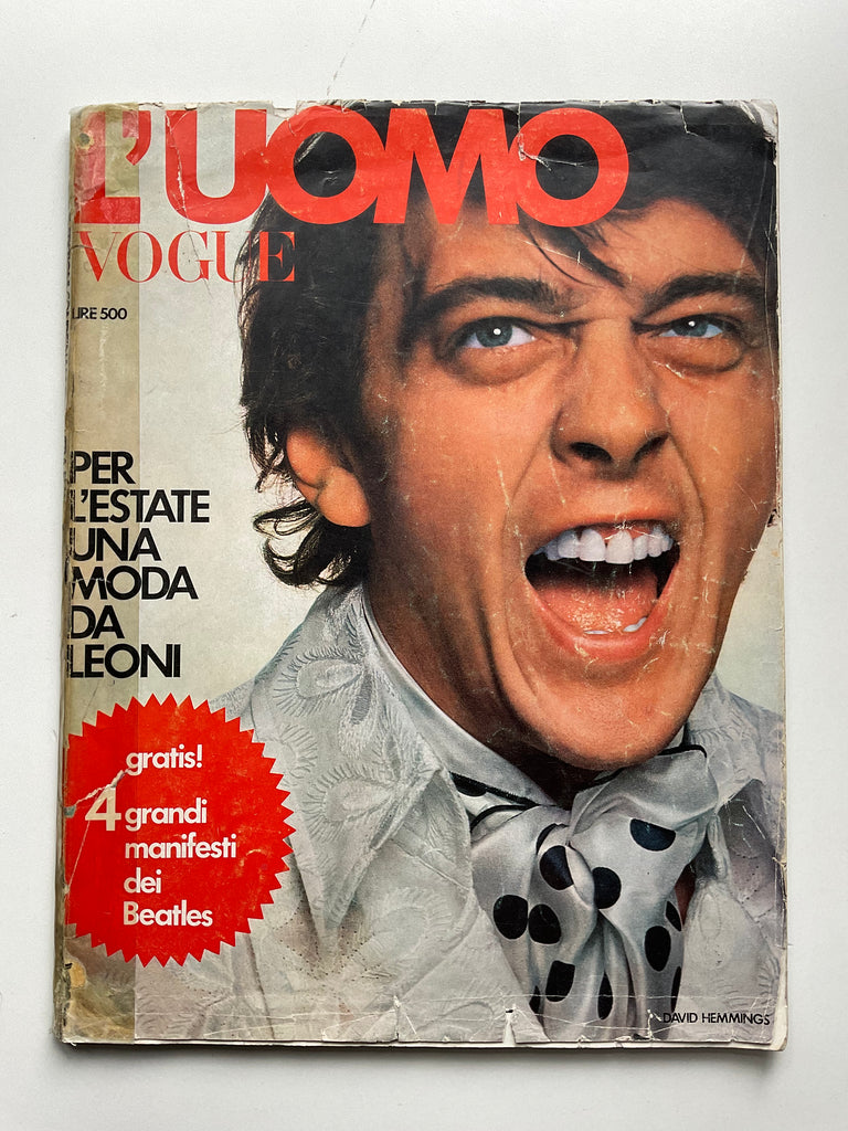 L’Uomo Vogue David Hemmings