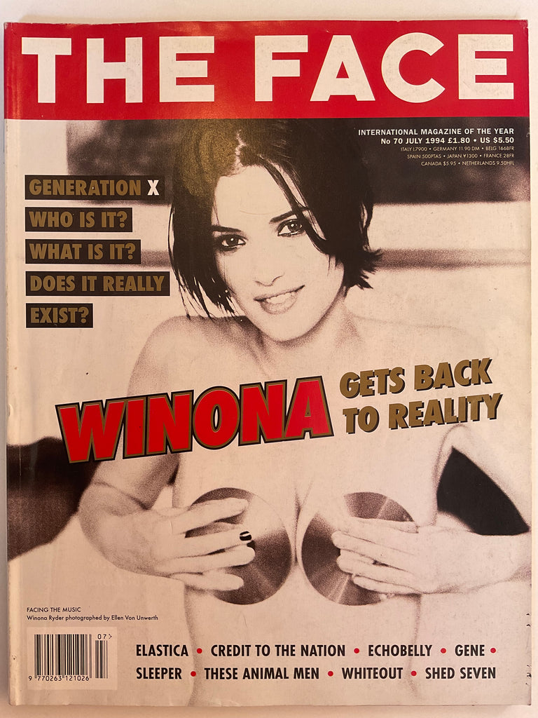 The Face July 1994 Winona Ryder