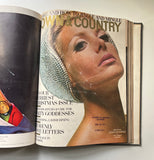 Bound volume of Town & Country magazine, July-Dec 1966