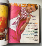 Bound volume of Town & Country magazine, Jan-June 1966