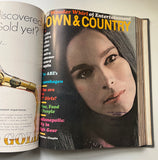 Bound volume of Town & Country magazine, Jan-June 1966