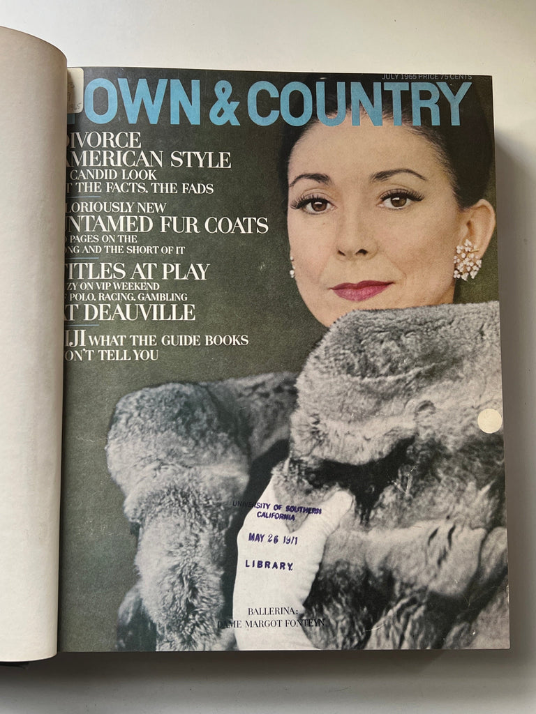 Bound volume of Town & Country magazine, July-Dec 1965