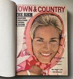 Bound volume of Town & Country magazine, Jan-June 1964