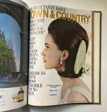 Bound volume of Town & Country magazine, Jan-June 1964