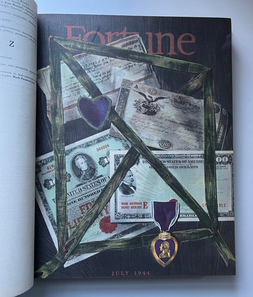 Bound volume of Fortune Magazine, July-Sep 1944