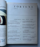 Bound volume of Fortune Magazine, July-Sep 1944