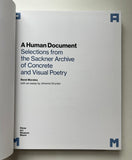 A Human Document: Selections From the Sackner Archive of Concrete and Visual Poetry