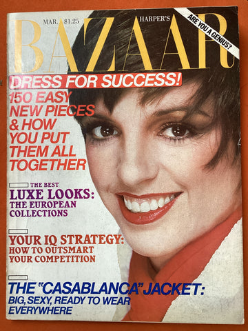 Harper's Bazaar March 1978 liza minnelli