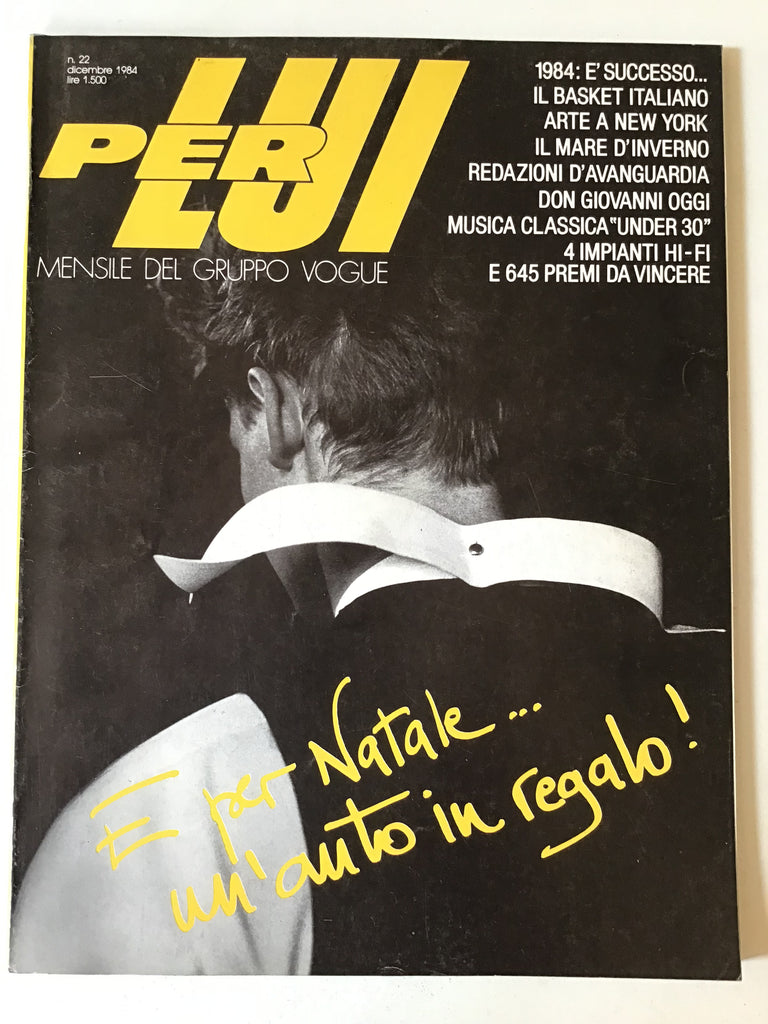 Per Lui magazine  dicembre 1984