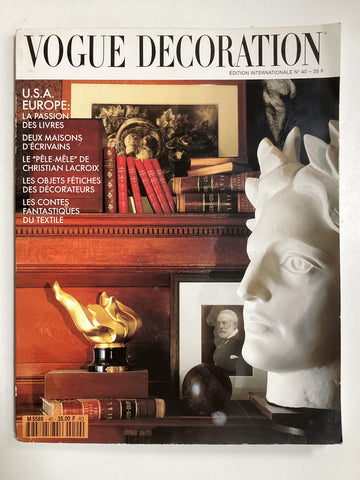 Vogue Decoration Édition Internationale no. 40 1992