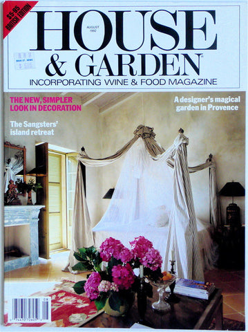 House & Garden August 1992 UK edition