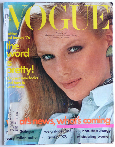 Vogue magazine January 1976 – High Valley Books