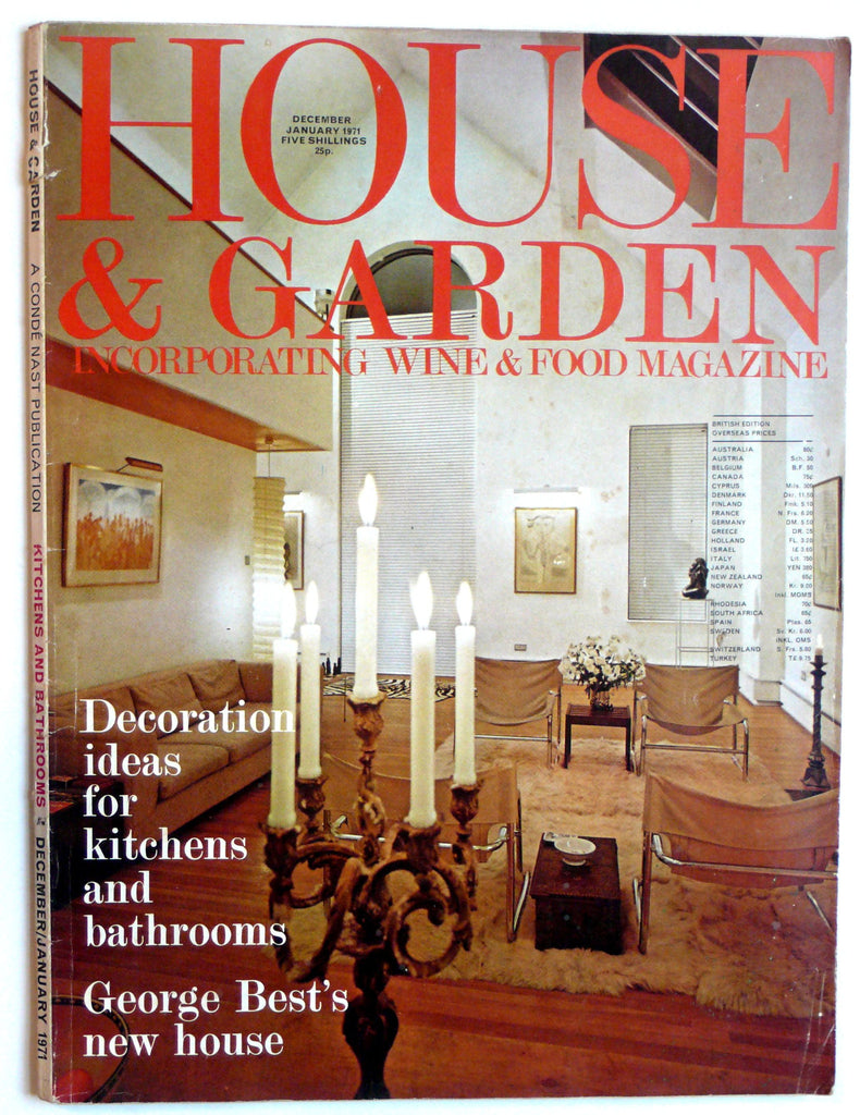 House and Garden January 1971