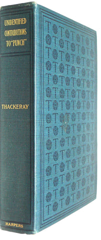 William Thackeray Unidentified Contributions to "Punch"