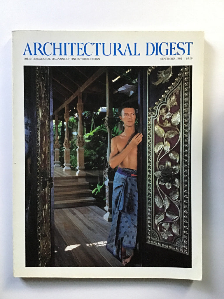 David Bowie in Mustique architectural digest