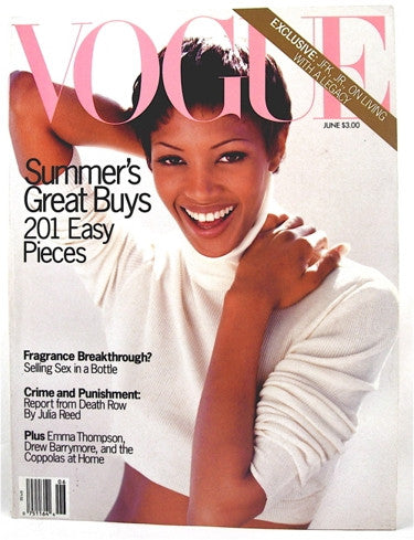 Vogue Magazine June 1993 naomi campbell teven meisel