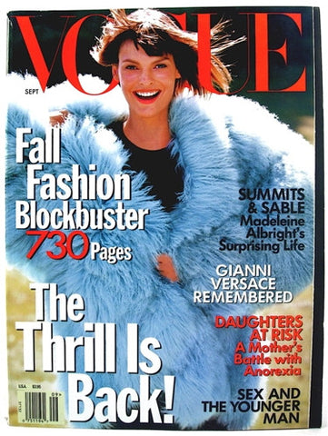 Vogue Magazine September 1997 Linda evangelista